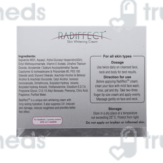 Radiffect Skin Whitening Cream 50Gm
