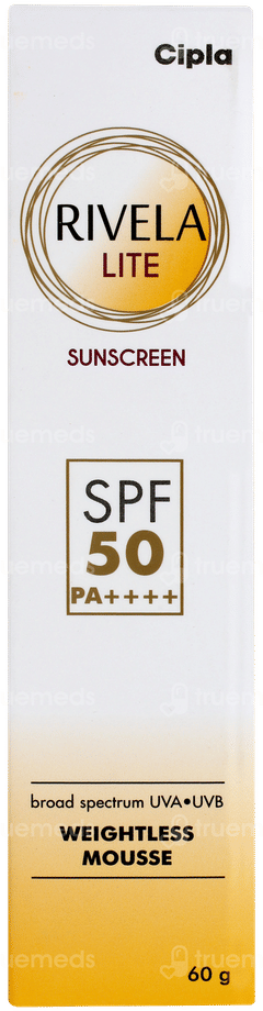Rivela Lite Spf 50 Pa++++ Sunscreen 60gm