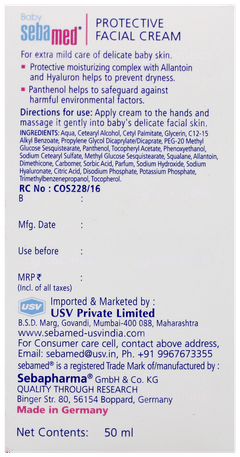 Sebamed Baby Protective Facial Cream 50Ml