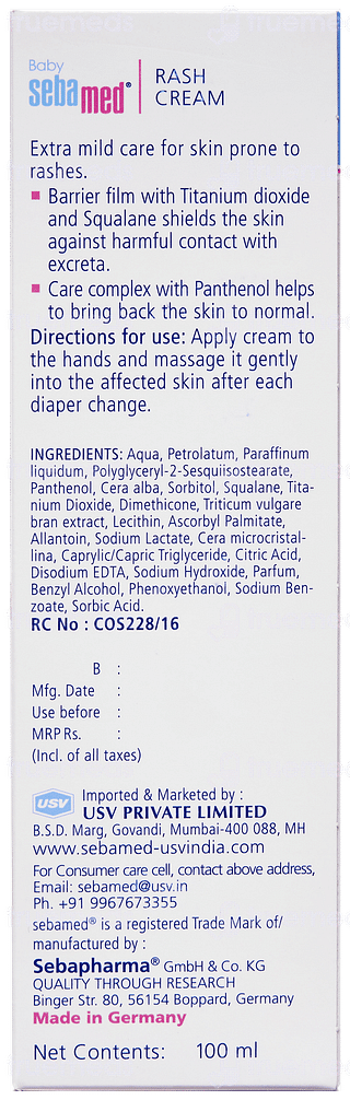 Sebamed Baby Rash Cream 100ml