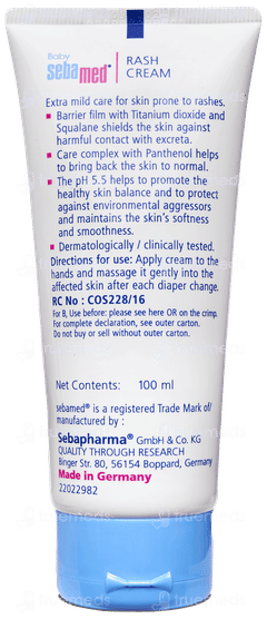 Sebamed Baby Rash Cream 100ml Sebamed Baby Rash Cream 100ml