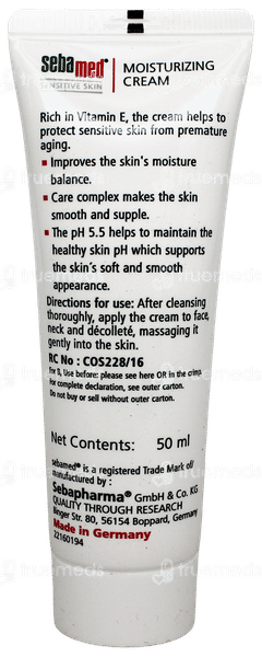 Sebamed Sensitive Skin Moisturizing Cream 50Ml
