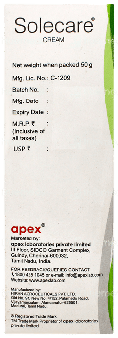 Solecare Cream 50gm