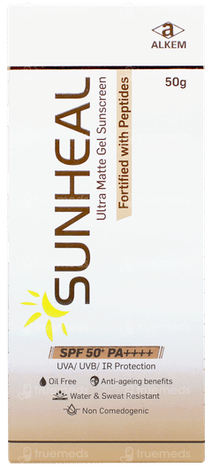 Sunheal Spf 50+ Pa++++ Ultra Matte Gel Sunscreen 50gm Sunheal Spf 50+ Pa++++ Ultra Matte Gel Sunscreen 50gm