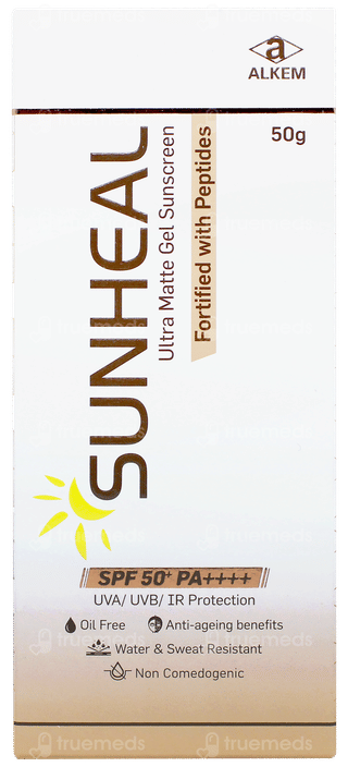 Sunheal Spf 50+ Pa++++ Ultra Matte Gel Sunscreen 50gm