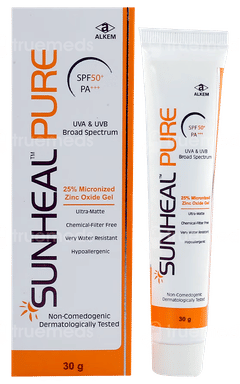 Sunheal Pure Spf50+ Pa+++ Gel 30Gm Sunheal Pure Spf50+ Pa+++ Gel 30Gm