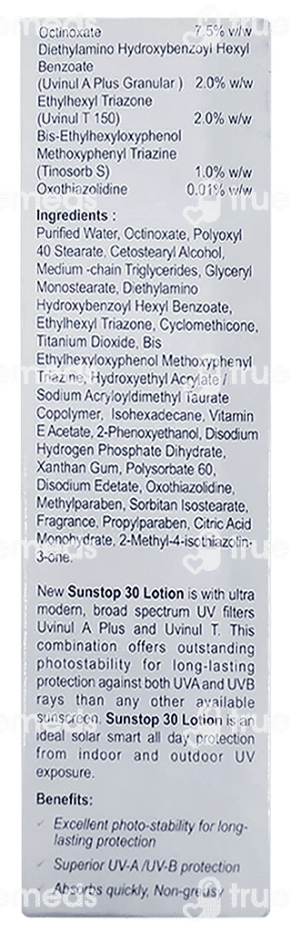 Sunstop 30 Lotion 60 GM