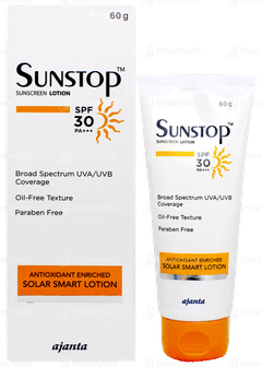 Sunstop 30 Sunscreen Lotion 60gm Sunstop 30 Sunscreen Lotion 60gm