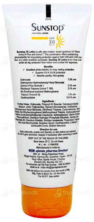 Sunstop 30 Sunscreen Lotion 60gm