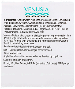 Venusia Moisturizing Cream 100gm