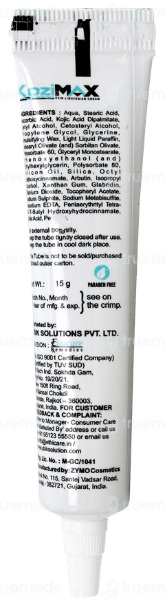 Kozimax Skin Lightening Cream 15gm