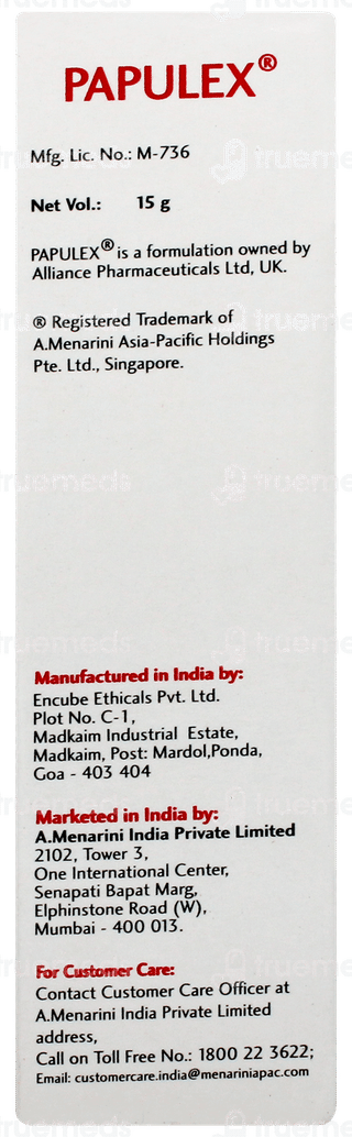 Papulex Cream 15gm