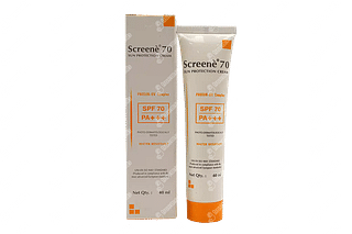 Screene 70 Sun Protection Spf 70 Pa+++ Cream 40ml