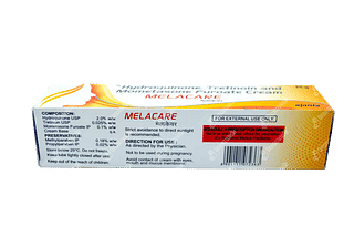 Melacare 2/0.1/0.025 % Cream 25 GM