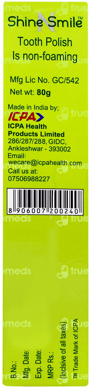 Shine N Smile Tooth Polish 80gm