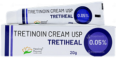 Tretiheal 0.05% Cream 20gm