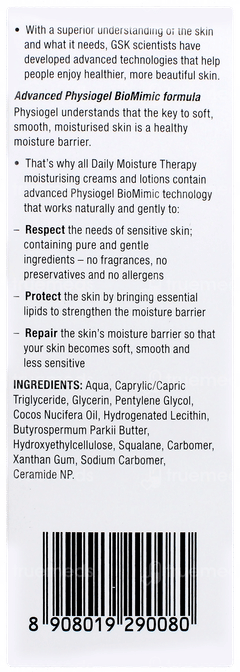 Physiogel Hypoallergenic Daily Moisture Therapy Cream 75gm