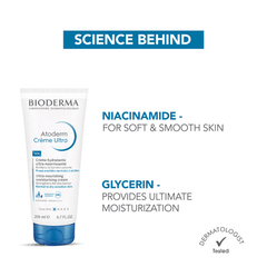 Bioderma Atoderm Ultra Nourishing Moisturising Cream 200ml