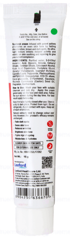 Spotsrub Cream 15gm Spotsrub Cream 15gm