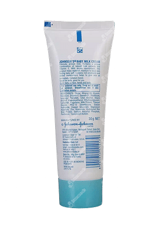 Johnsons Baby Milk Plus Cream 30 GM