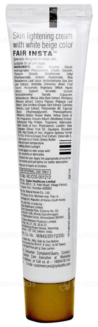 Fair Insta Skin Lightening Cream 20gm