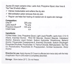 Aqurea 20 Moisturizing Urea Cream 100gm Aqurea 20 Moisturizing Urea Cream 100gm