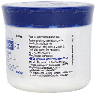 Aqurea 20 Moisturizing Urea Cream 100gm