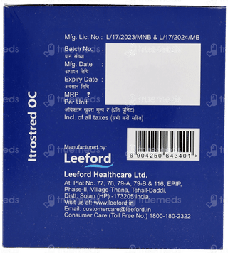 Itrostred Oc Cream 15Gm