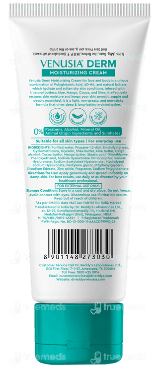 Venusia Derm Face & Body Moisturizing Cream 75gm