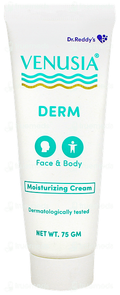 Venusia Derm Face & Body Moisturizing Cream 75gm Venusia Derm Face & Body Moisturizing Cream 75gm
