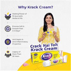 Krack Happy Feet Cream 15Gm