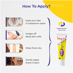 Krack Happy Feet Cream 15Gm