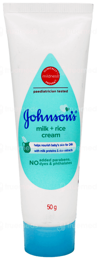 Johnsons Milk + Rice Cream 50Gm