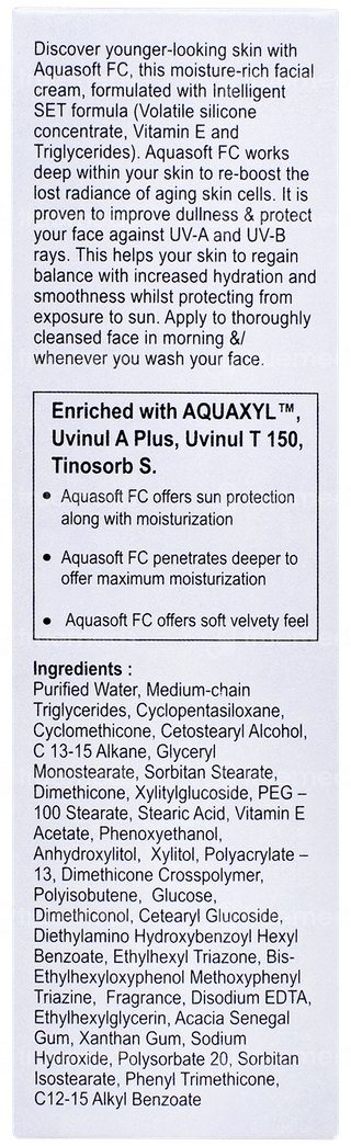 Aquasoft Fc Advanced Facial Cream 100gm