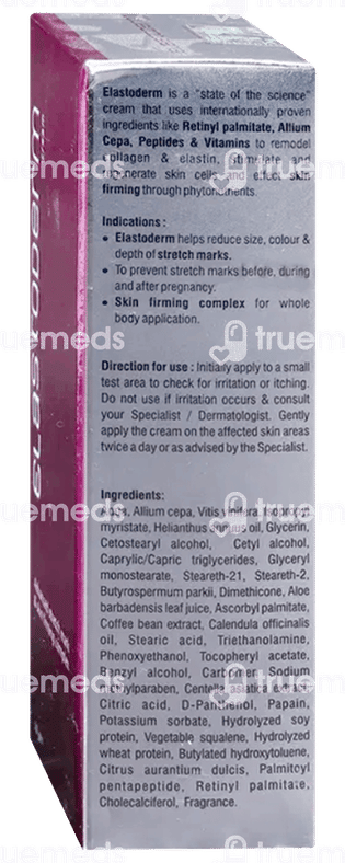 Elastoderm Cream 50 Gm - Uses, Side Effects, Dosage, Price | Truemeds