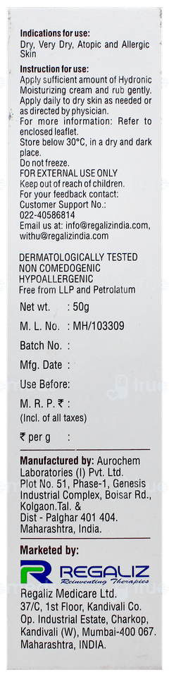 Hydronic Moisturizing Cream 50Gm
