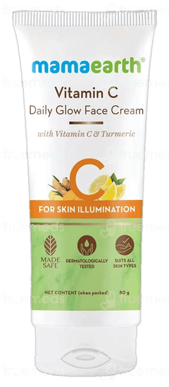 Mamaearth Vitamin C Daily Glow For Skin Illumination Face Cream 80Gm