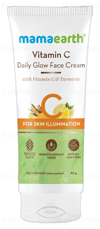 Mamaearth Vitamin C Daily Glow For Skin Illumination Face Cream 80Gm