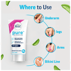 Veet Pure Sensitive Skin Hair Removal Cream 30gm