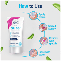 Veet Pure Sensitive Skin Hair Removal Cream 30gm