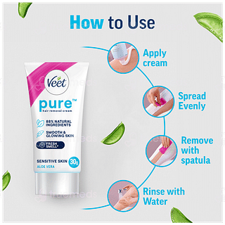 Veet Pure Sensitive Skin Hair Removal Cream 30gm