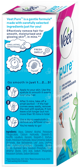 Veet Pure Sensitive Skin Hair Removal Cream 30gm