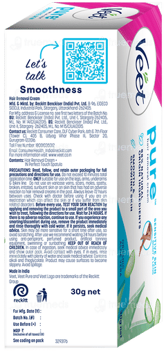 Veet Pure Sensitive Skin Hair Removal Cream 30gm