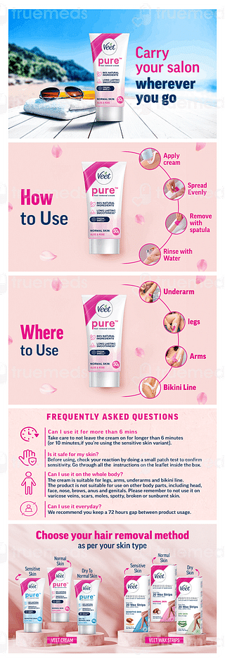 Veet Men Normal Skin Hair Removal Cream 50gm