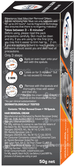 Veet Men Normal Skin Hair Removal Cream 50gm