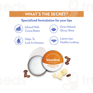 Vaseline Lip Therapy Cocoa Butter 17 GM