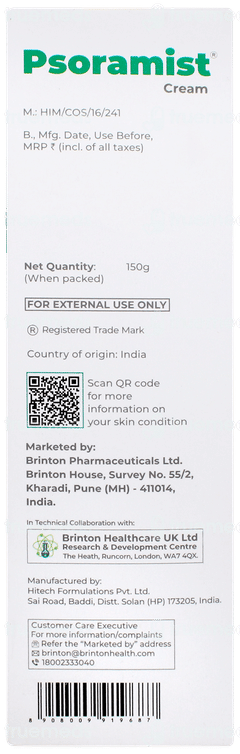 Psoramist Cream 150gm