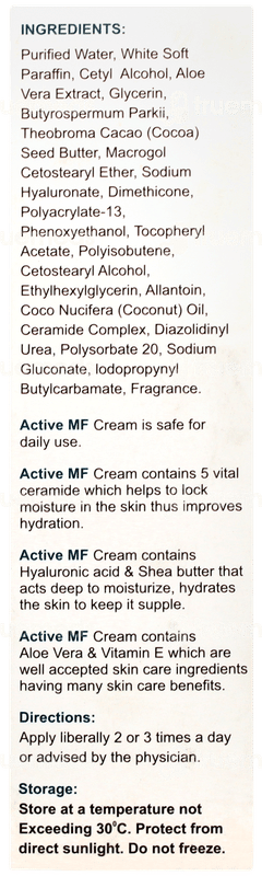 Active Mf Activated Moisturising Cream 100gm