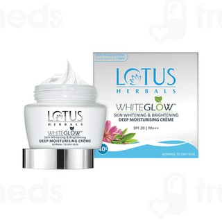Lotus Herbals Whiteglow Skin Whitening And Brightening Deep Moisturising Creme 60 GM