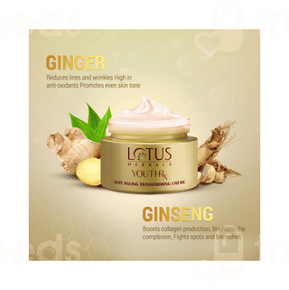 Lotus Herbals Youthrx Anti Ageing Transforming Spf 25 Creme 50 GM